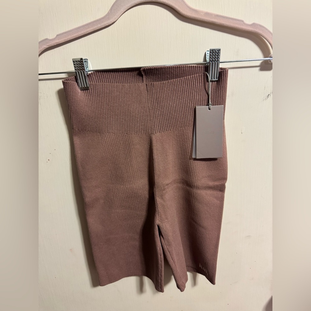 Kith Mauve Ribbed Bike Shorts
